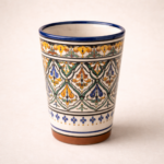 moroccan handmade pottery ghouraffe cup