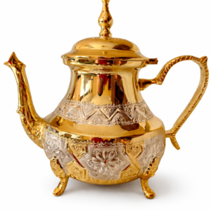 moroccan hand engraved copper teapot (berad)